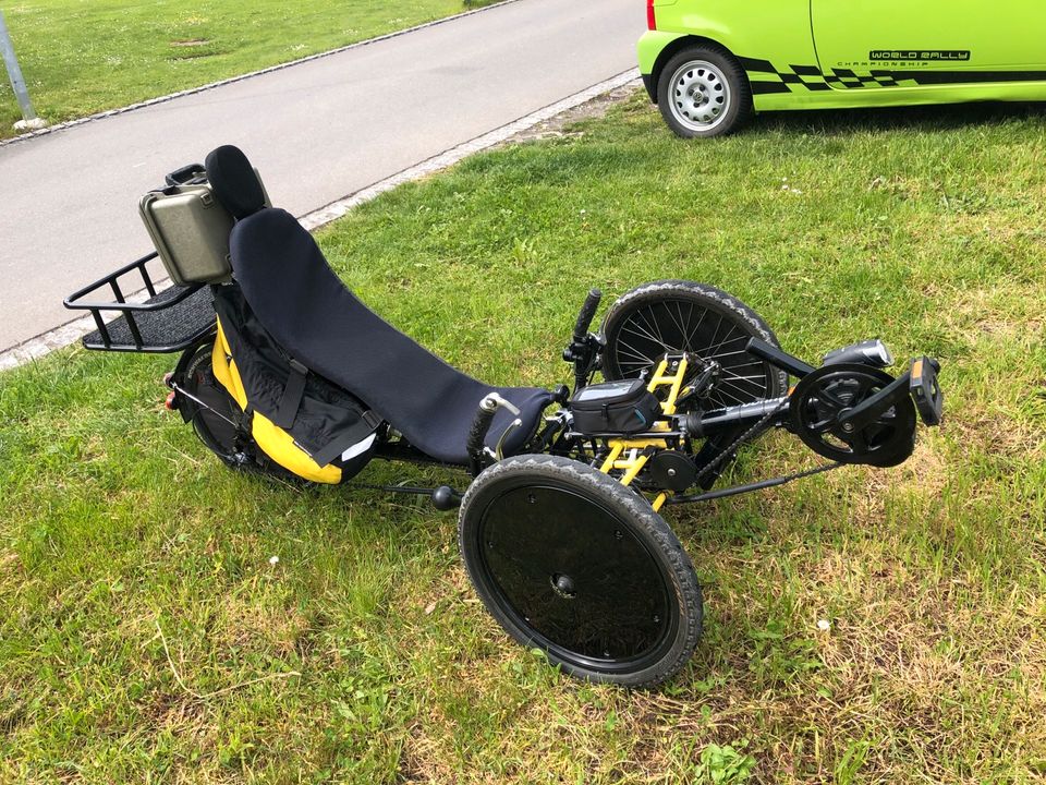 Liegerad , Trike , Steintrike Mungo Sport mit Motor, Liegetrike in Wittislingen