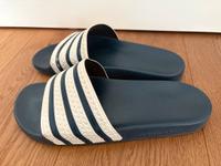 Adiletten adidas Schuhe Schwimmbad Hausschuhe 44 45 11 blau weiß Köln - Lindenthal Vorschau