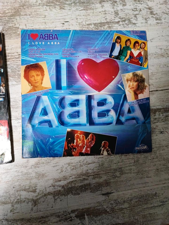 3er Set Vinyl Schallplatten ABBA Basteln in Hohenstein-Ernstthal