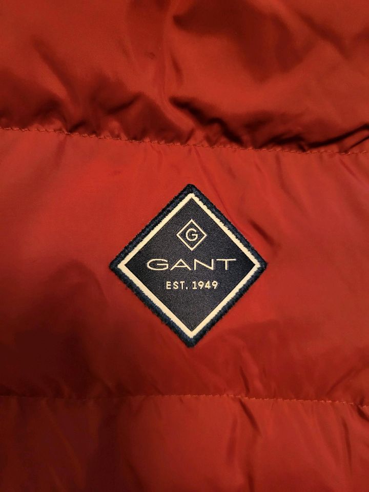 Gant Herren Winterjacke Übergangsjacke Größe S Rot in Bischweier