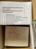 Elektronischer Raumthermostat 24 V ~/ 230 V~ Nordrhein-Westfalen - Bocholt Vorschau