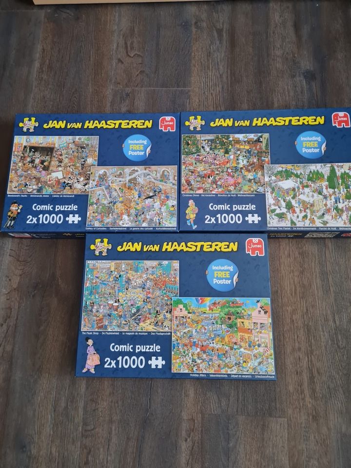 9x Puzzle Jan Van Haasteren in Rastede