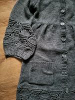 Warme Strickjacke lang grau gr. S mit 30 % Wolle Hessen - Knüllwald Vorschau