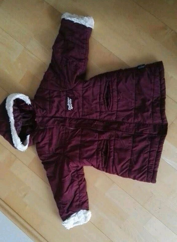 Mantel 104 beardaux rot Winterjacke in Wittenförden