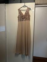 Abendkleid Gr. L in Beige Bayern - Lappersdorf Vorschau