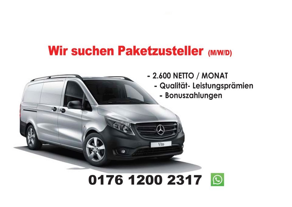 Paketzusteller gesucht !!! Kempen Ab 2600€ in Kempen