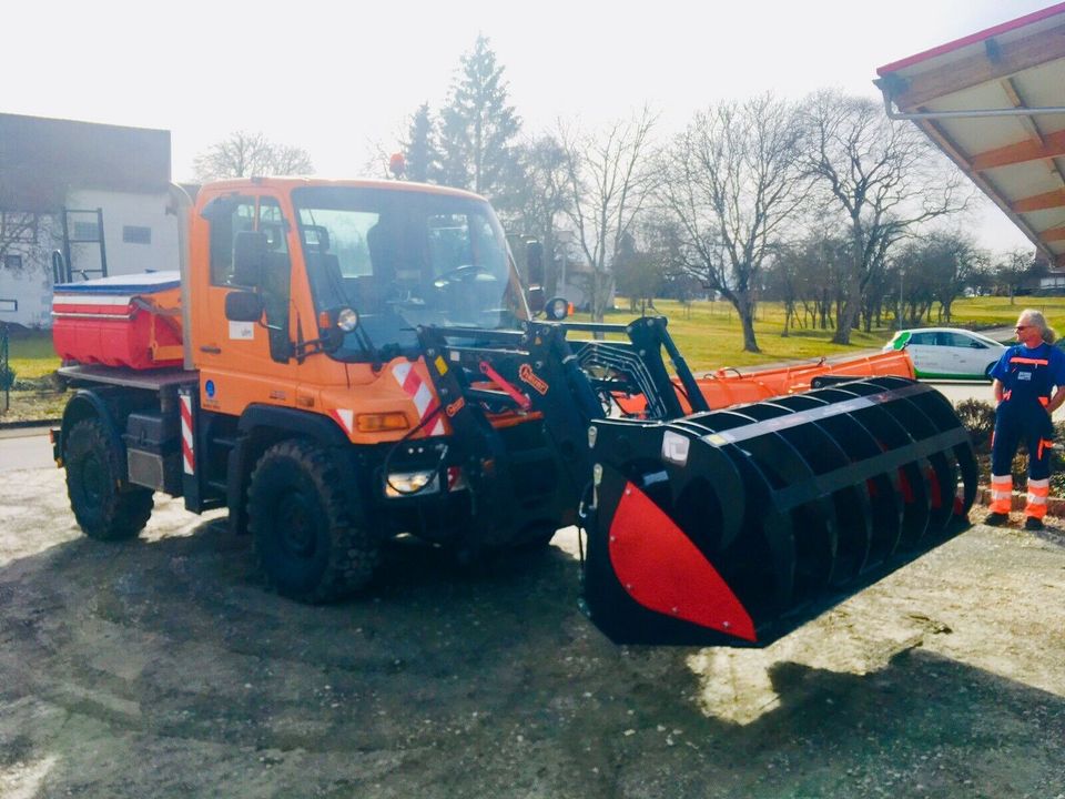 Greifschaufel mit Euroaufnahme MB Trac Deutz UNIMOG Fendt Claas in Allmendingen