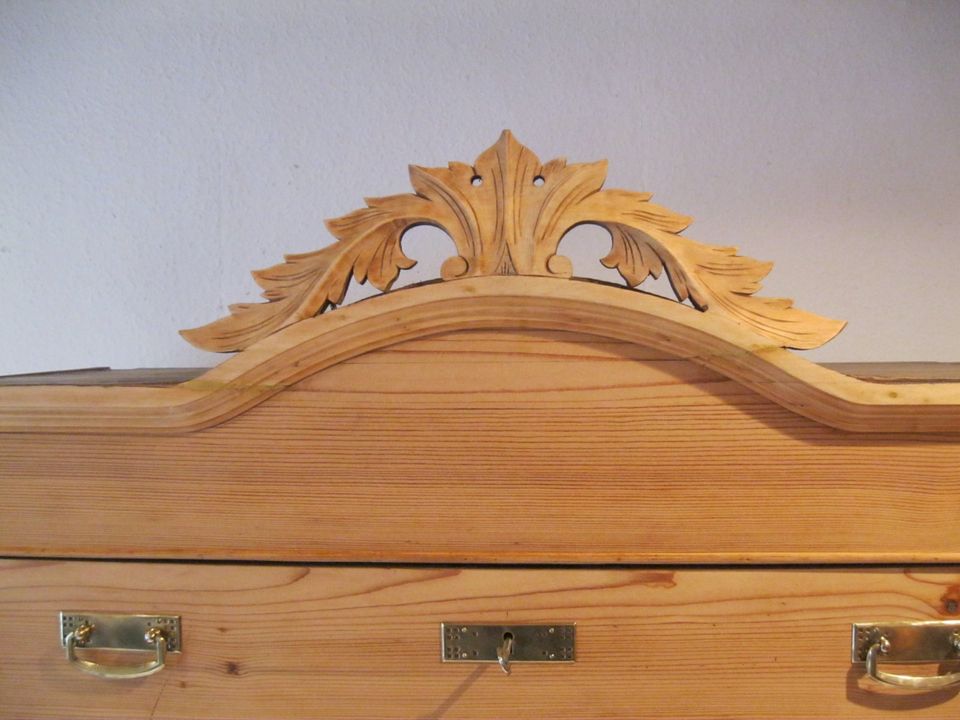 Sekretär, Schreibschrank, Biedermeier, ca.1850, Massiv in Königslutter am Elm