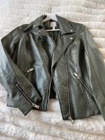 Lederjacke Grün Gr.36 Brandenburg - Schönwalde-Glien Vorschau