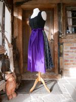 Dirndl, Dirndlgwand,38,M, Vintage Dirndl, schwarz, lila, retro Bayern - Riedering Vorschau