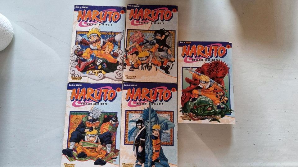 Naruto Bände 1, 2 , 3, 4 & 8 in Moers