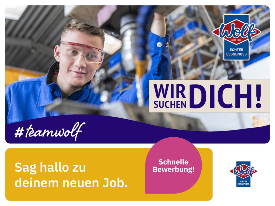 Technischer Mitarbeiter (m/w/d) (Wolf Essgenuss) in Schmölln Mechaniker Anlagenmechaniker Elektroniker Elektrotechniker in Schmoelln