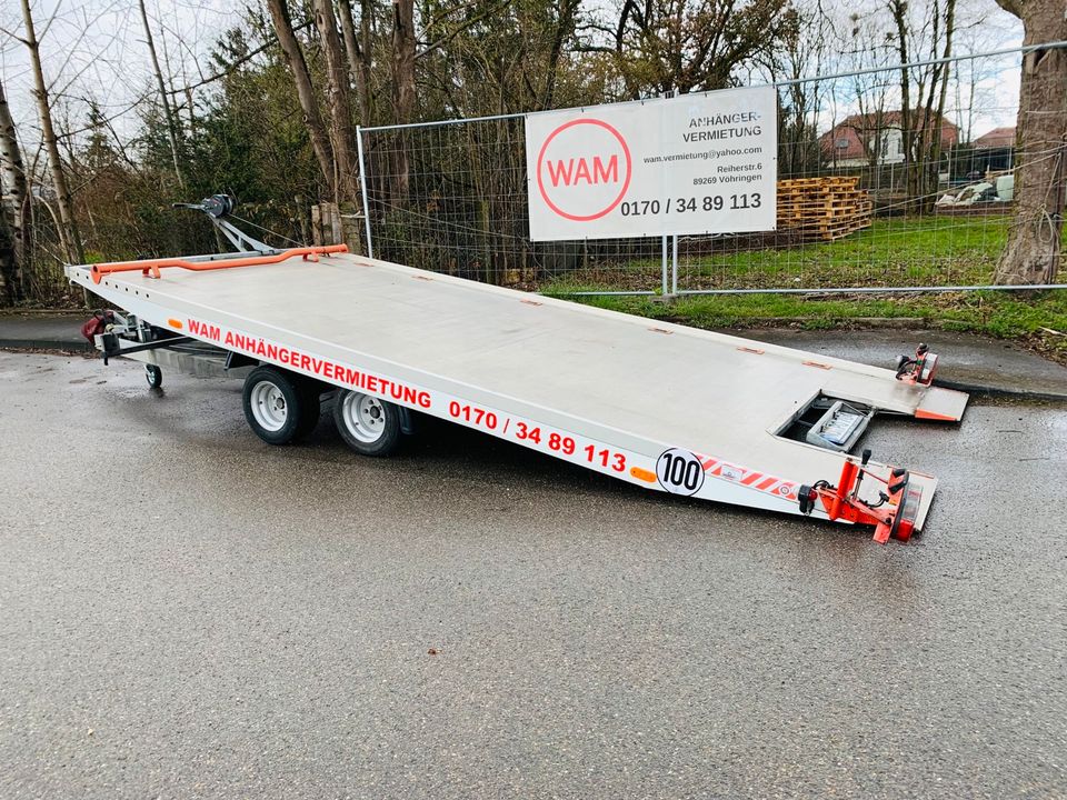 Autotransporter | Auto Anhänger | absenkbar | mieten | leihen in Vöhringen