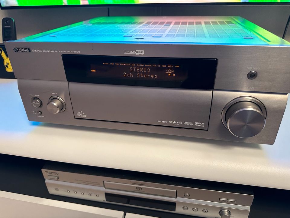 Yamaha RX V3800 AV 7.1 Receiver Dolby Surround DTS Heimkino DSP in Lippstadt