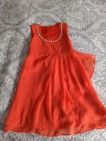 Traum Italien Kleid Chiffon Satin Perlen 122 Orange top Hessen - Hattersheim am Main Vorschau