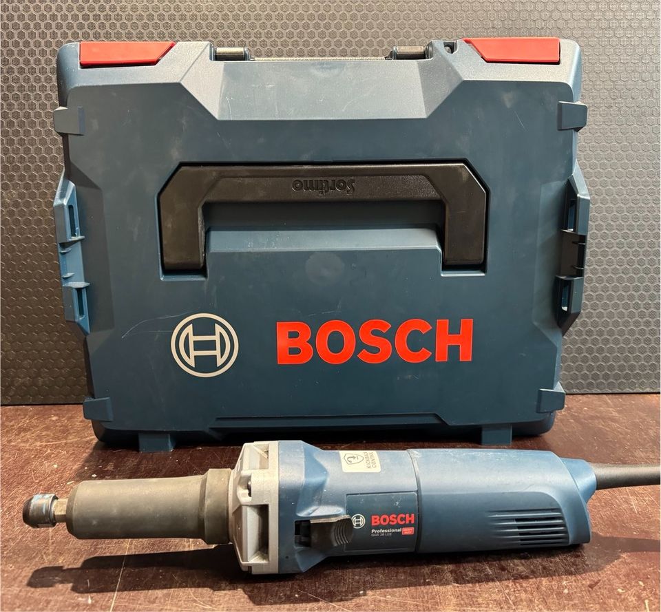 BOSCH GGS 28 LCE Geradschleifer + L-Boxx + Zubehör *wie NEU* in Bad Liebenstein