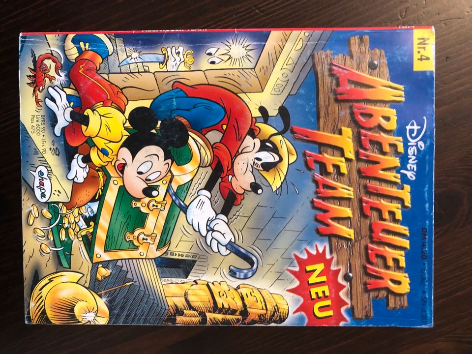 10 Hefte Disney Abenteuer Team Donald Duck 1995/96 in Düsseldorf