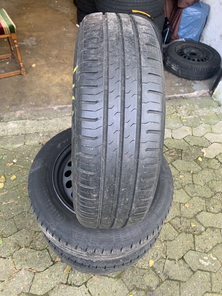 Continental Sommer Reifen mit Felgen 185/65/R15, 2014, 4x100, 6mm in Hannover