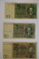 Reichsbanknoten, 10, 20 Reichsmark, 1929 Hessen - Darmstadt Vorschau