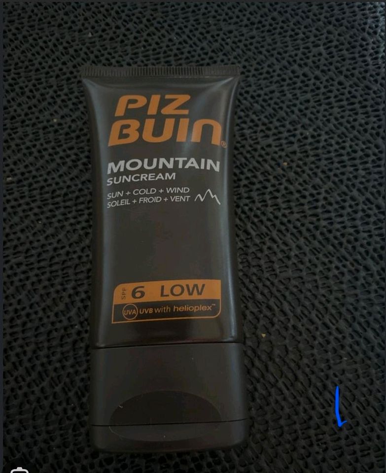 Piz Buin Mountain SunCream CR SPF6 Tube 40 ml Neu in Duisburg