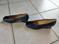 Fasan Damenlederschuh Gr 37 / 4 G dunkel blau Hessen - Helsa Vorschau