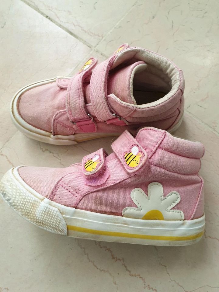 Sneaker/hoher Turnschuh rosa Blume Biene Gr.28 in Saarbrücken