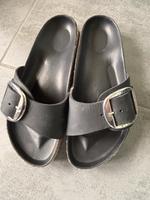 Birkenstock schwarz 38 Madrid Big Buckle schmale Weite Baden-Württemberg - Sinsheim Vorschau