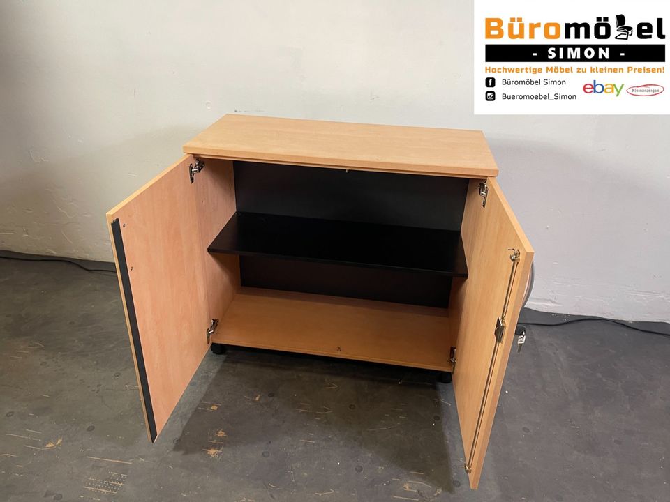 ❗️5x Ceka Buche Büroschrank Aktenschrank Rolladenschrank Roll- Standcontainer Kommode Unterschrank Abschließbar Modern Komplettset Hochwertig Design Büro Sideboard Flügeltürenschrank Lieferung Möglich in Linden