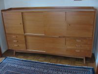 Vintage Echtholz Anrichte Sideboard Esche furniert 50er Retro Nordrhein-Westfalen - Nettetal Vorschau