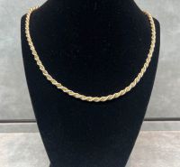 Kordelkette/Veneziakette 585/14ct. WG & GG | 29,8gr, | 3mm | 80cm | Gold Kette | Halskette | Goldkette Düsseldorf - Friedrichstadt Vorschau