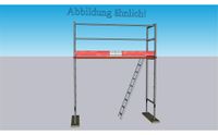 Plettac - Gerüst Komplettpaket 10qm - Feldlänge 2,50m -Länge 2,50m - Arbeitshöhe 4,30m - 5qm,15qm Hessen - Eschenburg Vorschau