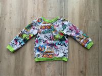 Handmade Sweatjacke Jacke Pullover Kermit Frosch Gr. 110 116 Hessen - Zwingenberg Vorschau