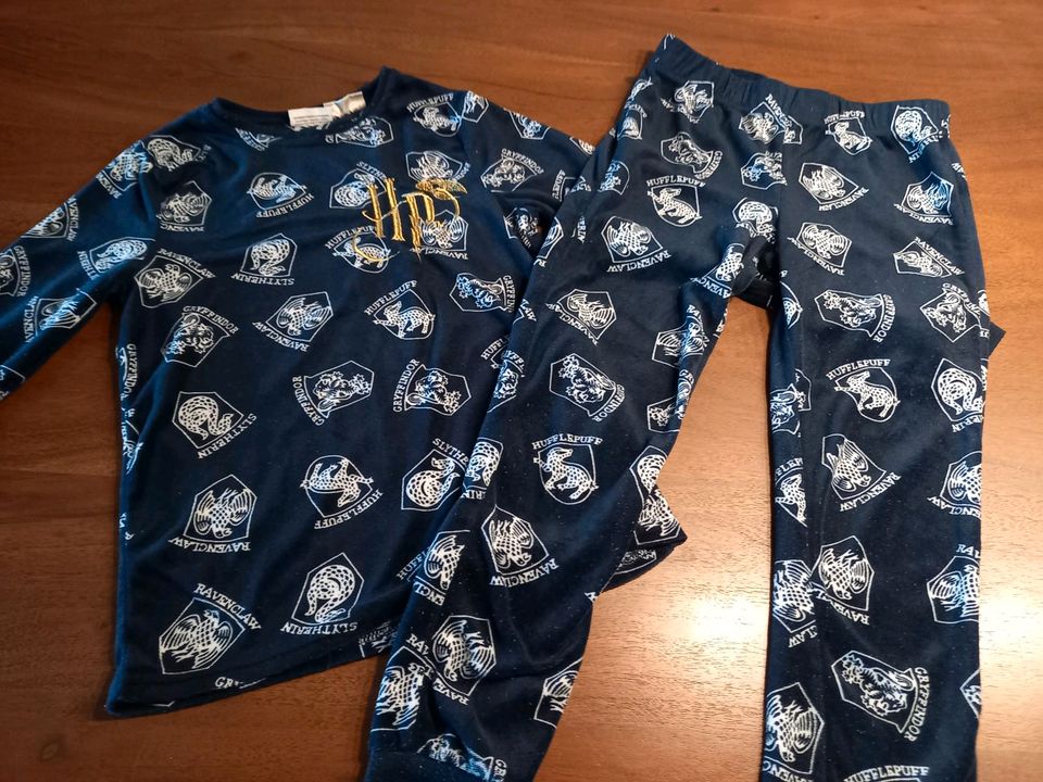 Pyjama Jungen 3-Set Harry Potter-Minecraft-Fußball Gr.134-140 Top in Ludwigshafen