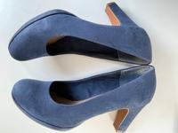Nubuk Pumps, Tamaris 41, Leder,blau Schleswig-Holstein - Barsbüttel Vorschau