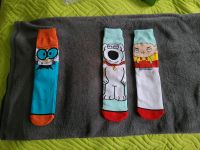Socken Set mit Cartoonaufdruck (NEU) - Dexter & Brian & Stewie Niedersachsen - Rhauderfehn Vorschau