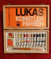 Lukas Künstlerfarben Ölfarben Set in Holzkoffer Holzbox Nordrhein-Westfalen - Haan Vorschau