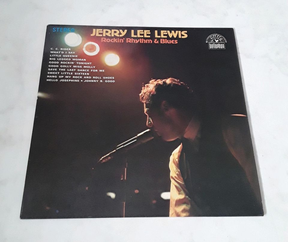 Jerry Lee Lewis - Rockin Rhythm & Blues LP 1973 (Status Quo) in Mühlacker