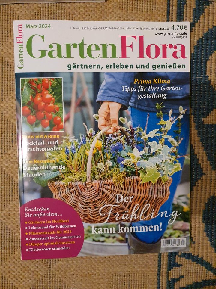 Zeitschriften Landlust Gartenflora aktuell März/April in Dresden