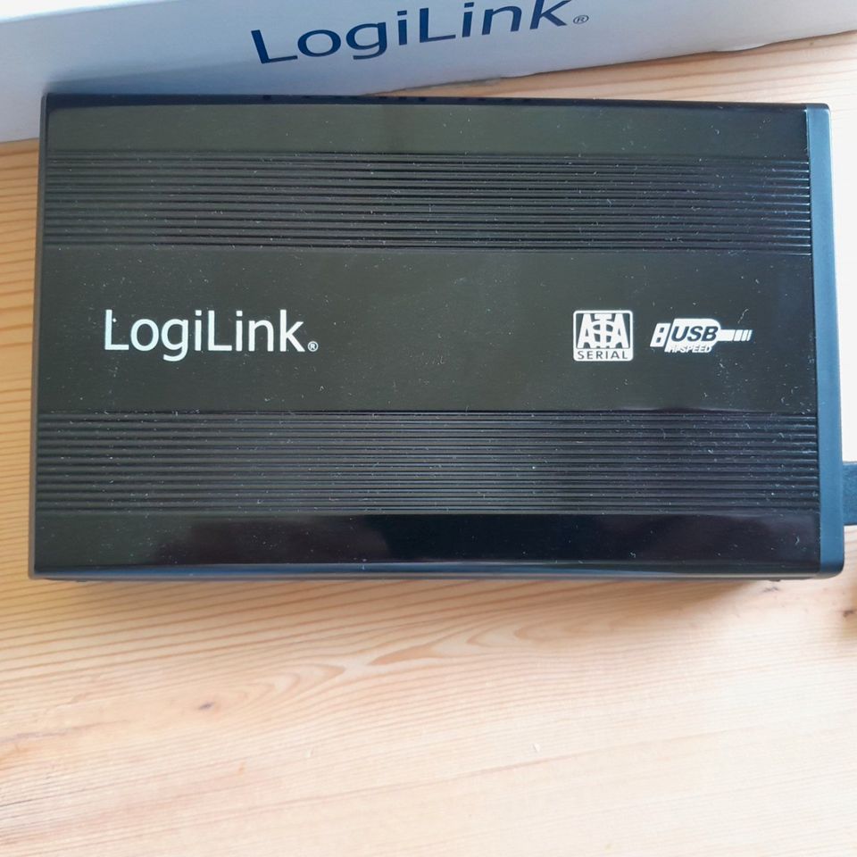 Festplatte Logi Link USB Alu Gehäuse wie neu in OVP Extern in Giengen an der Brenz