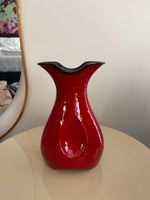 Blumenvase in weihnachtlichem rot Baden-Württemberg - Karlsruhe Vorschau