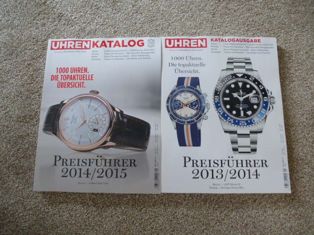 2 x Uhren Magazin Katalog Preisführer in Kamenz