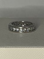 925 Silber Ring | Memorie Ring mit Zirkonia Gr 56 Nordrhein-Westfalen - Ratingen Vorschau