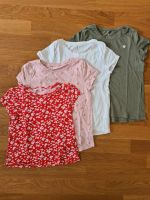 4 tolle Basic Shirts von H&M Gr. 122/128 Hessen - Bad Vilbel Vorschau