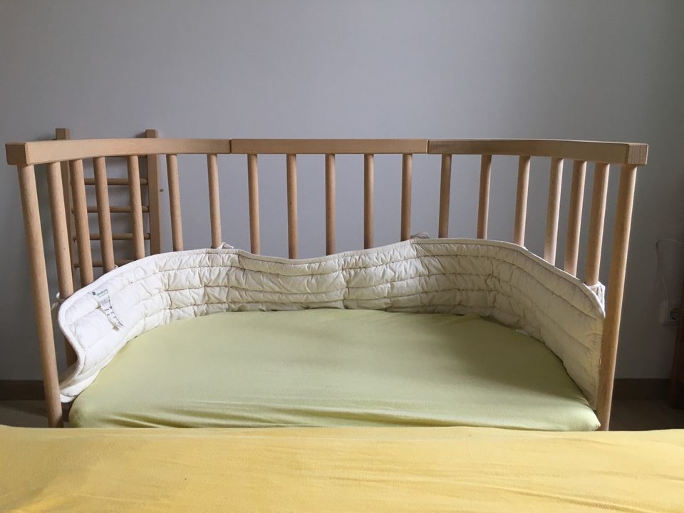 BabyBay Beistellbett mit Erweiterung z.Kinderbett inkl. Matratzen in Oberschleißheim