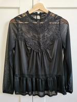 schwarze Bluse mit Spitzendetail von Atmosphere, Größe 36 Bayern - Abensberg Vorschau