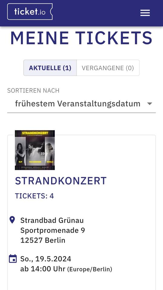 Online Tickets Max Giesinger u. a. in Berlin