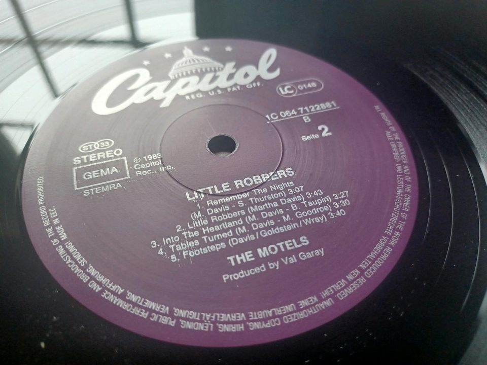 THE MOTELS(US New Wave): Little robbers- LP(D, 1983) in Norden