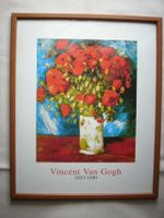 #Schönes Kunstdruck-Bild, Wandbild #VINCENT van GOGH roter Mohn Niedersachsen - Rhauderfehn Vorschau