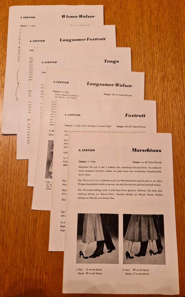 Tanzen möchte ich - Tanzanleitung (1958) Elfriede und Werner Graf in Kesselsdorf