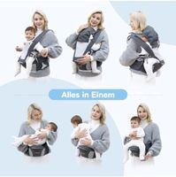 Babytrage Bauchtragen mit Hüftsitz für Babys 3,5-15 kg Baden-Württemberg - Neuried Vorschau